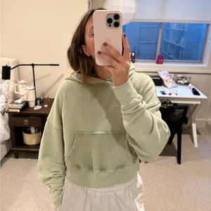 Free people cropped hoodie